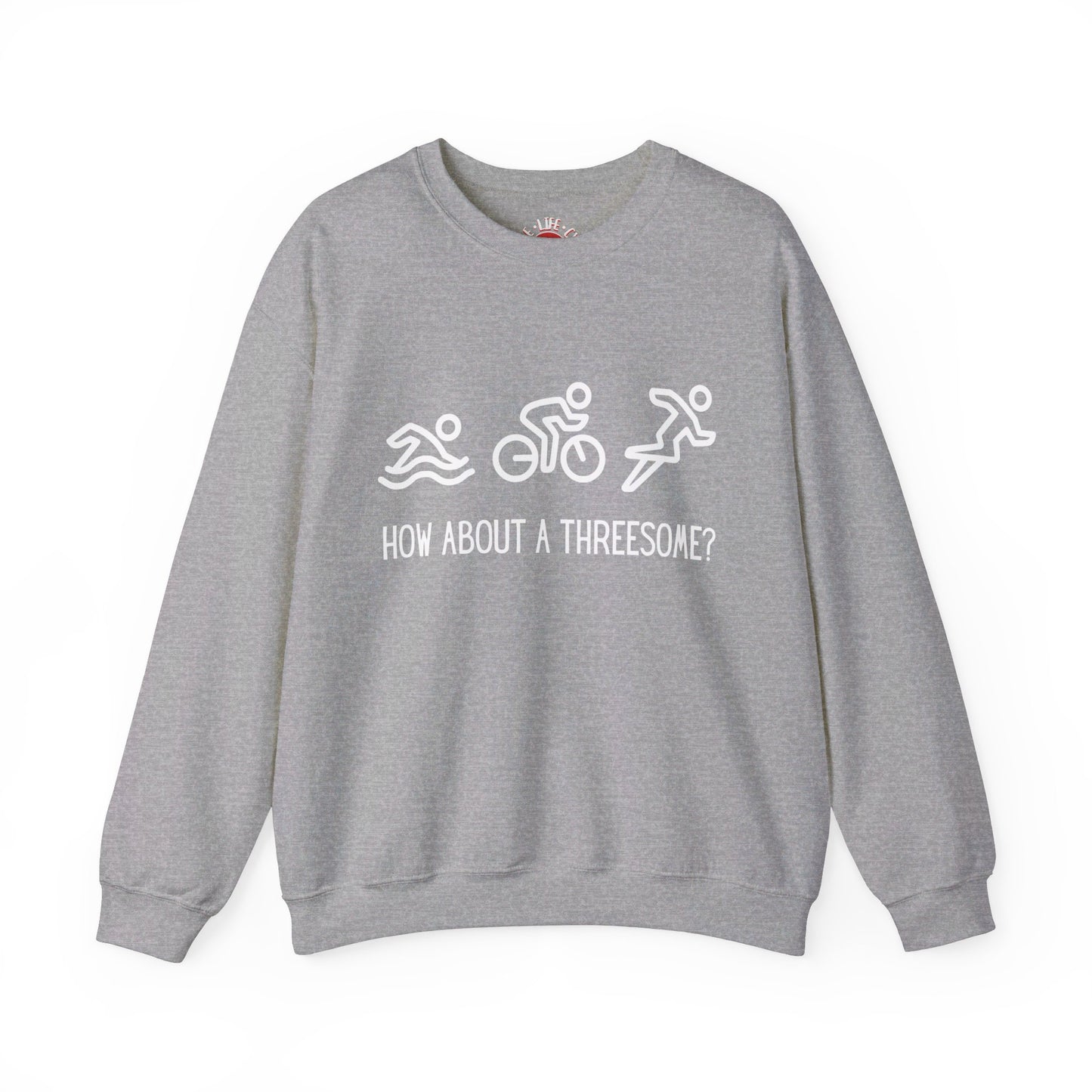 How About a Threesome Crewneck Sweatshirt