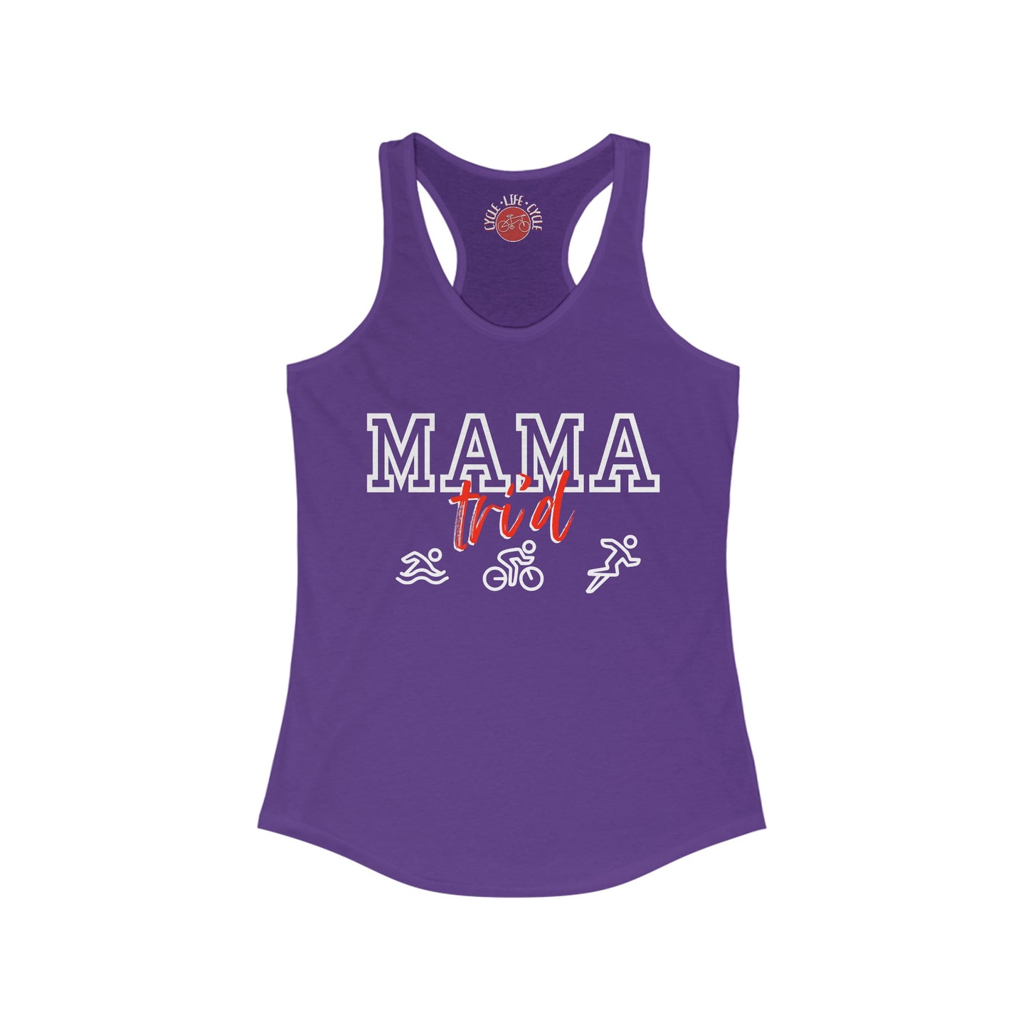 Mama Tri'd Racerback Tank