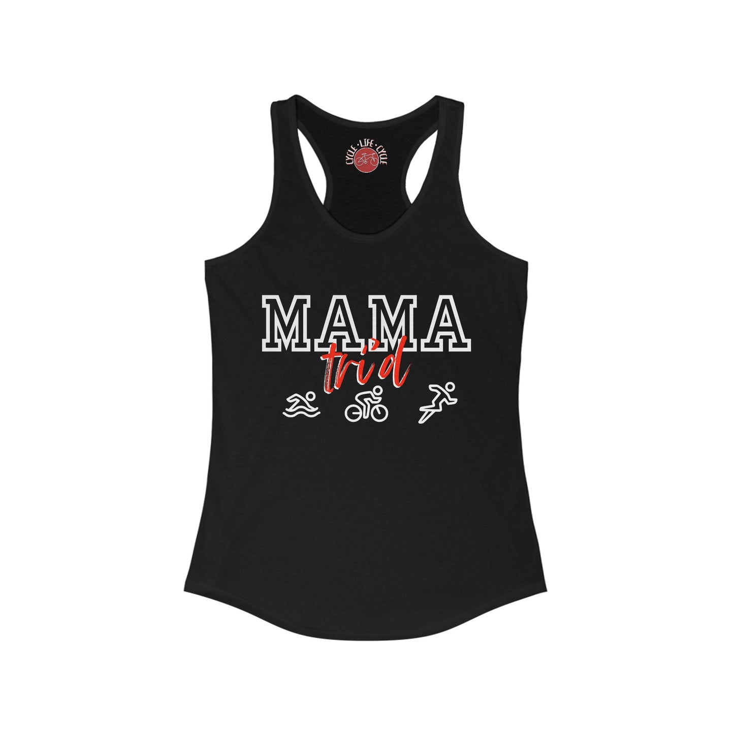 Mama Tri'd Racerback Tank