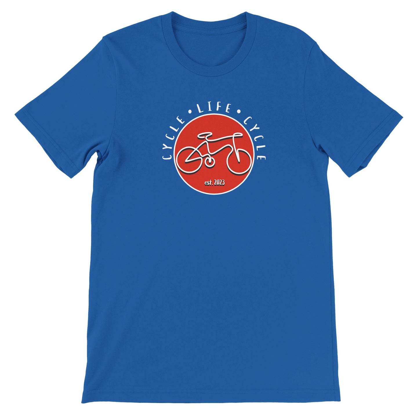 Cycle Life Cycle Premium Unisex Crewneck T-shirt