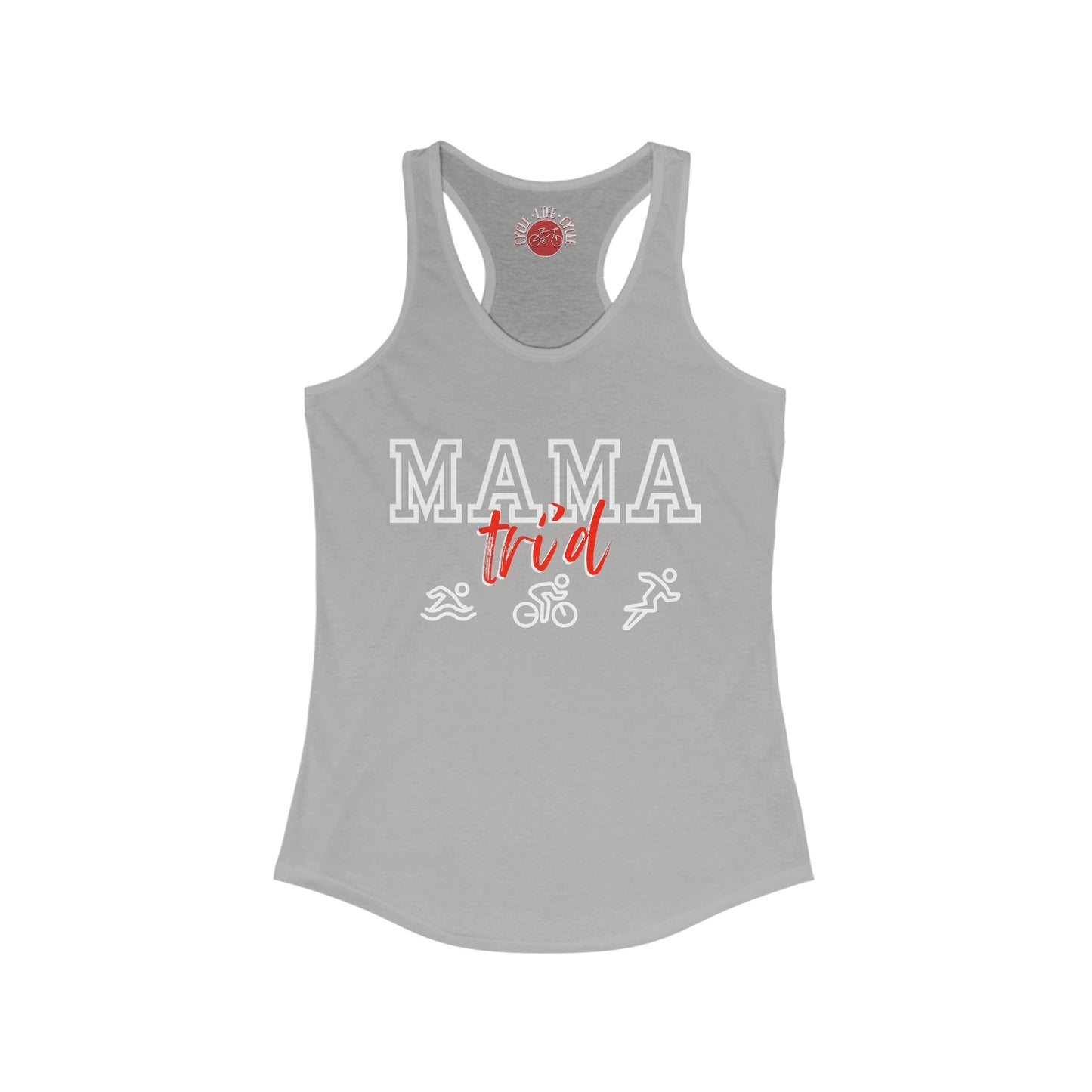 Mama Tri'd Racerback Tank