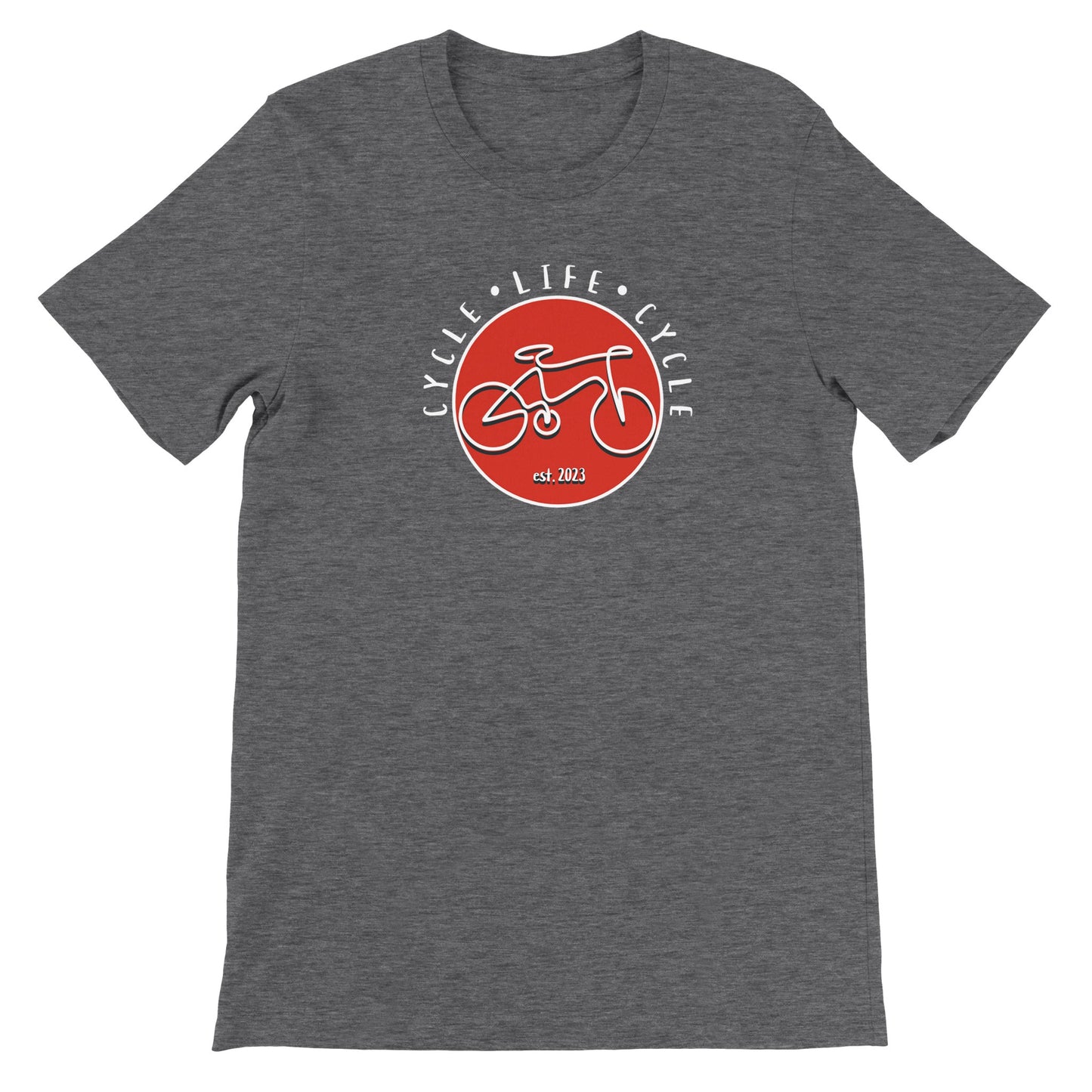 Cycle Life Cycle Premium Unisex Crewneck T-shirt