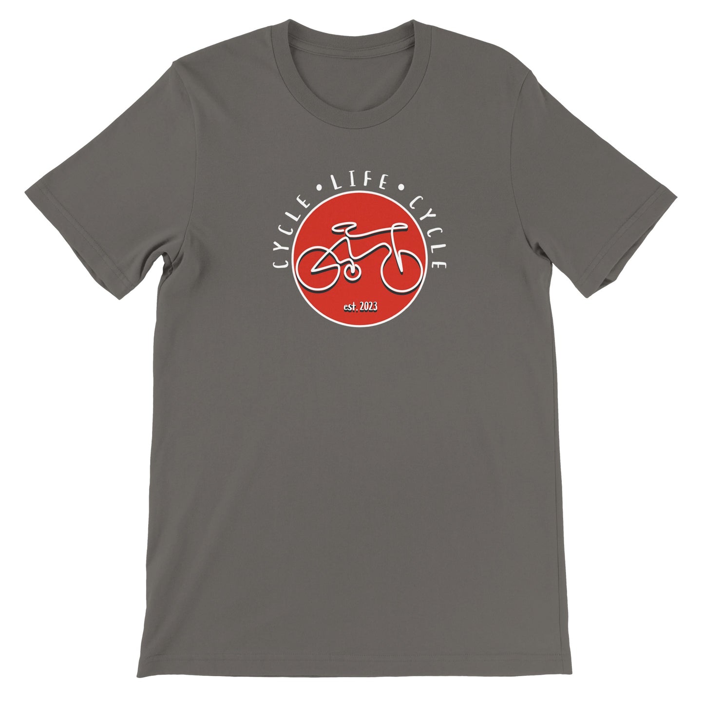 Cycle Life Cycle Premium Unisex Crewneck T-shirt