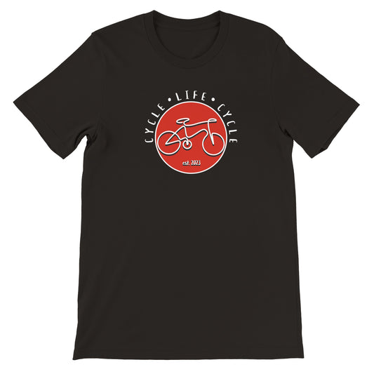 Cycle Life Cycle Premium Unisex Crewneck T-shirt